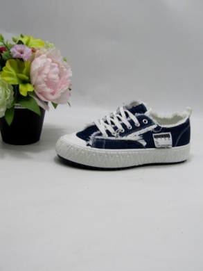 Trampki damskie na płaskim (36-41) NB530 D.BLUE