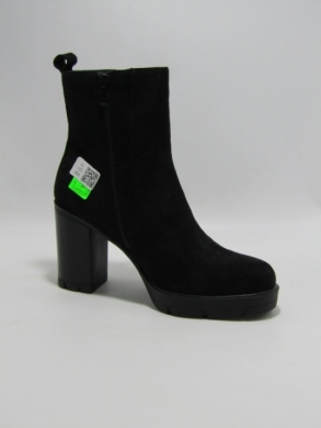 Botki damskie ocieplane na obcasie (36-41) DES627S BLACK