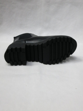 Botki damskie na płaskim (36-41) D-2N BLACK