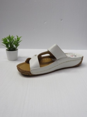Klapki damskie na koturnie (36-43) 12699-1 WHITE