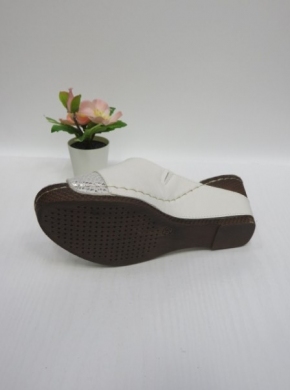Klapki damskie na koturnie (36-41) 0097 WHITE