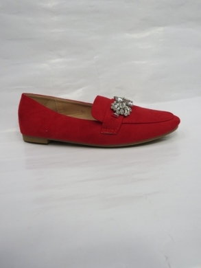 Mokasyny damskie na płaskim (36-41) CL-11 RED
