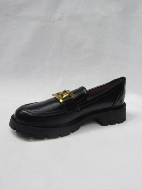 Mokasyny damskie na płaskim (36-41) W-213 BLACK