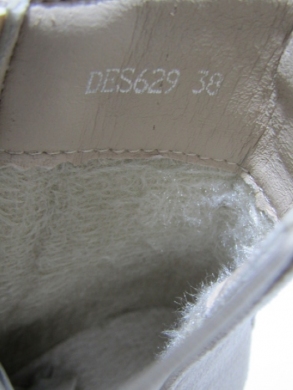 Botki damskie ocieplane na obcasie (36-41) DES629S BEIGE