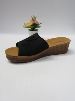 Klapki damskie na koturnie (36-41) BG118 BLACK