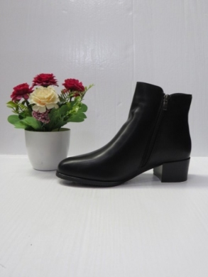 Botki damskie ocieplane na obcasie (36-41) X3709 BLACK