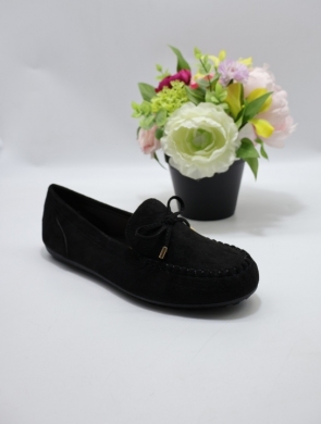 Mokasyny damskie na płaskim (36-41) SBHX-93 BLACK