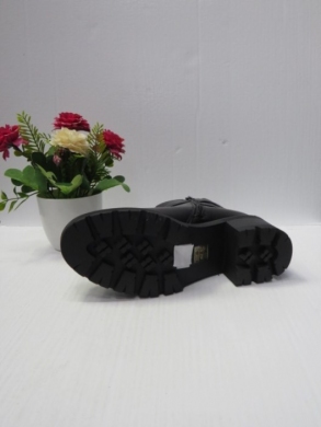 Botki damskie ocieplane na obcasie (36-41) 1354 BLACK