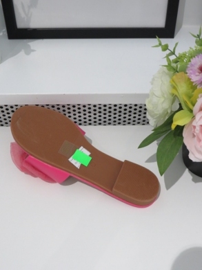 Klapki damskie na płaskim (36-41) 5066 FUCHSIA
