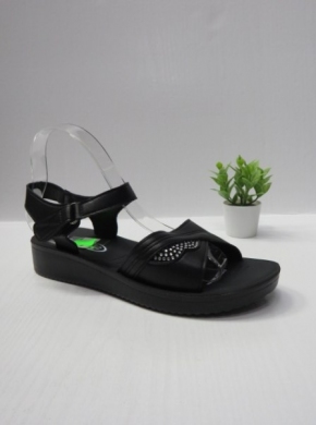 Sandały damskie na płaskim (36-41) 851-12 BLACK