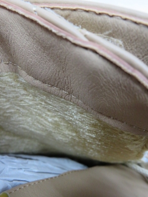 Botki damskie ocieplane na płaskim (36-41) AF-223 KHAKI/BLACK