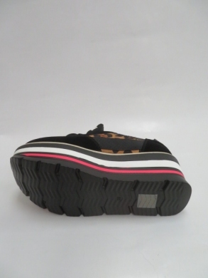 Sneakersy damskie niskie (36-41) R-468 BLACK