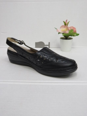 Sandały damskie na koturnie (36-41) 0552 BLACK
