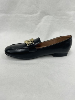 Mokasyny damskie na płaskim (36-41) W-232 BLACK