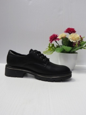 Półbuty damskie na płaskim (36-41) XYX23201-2 BLACK