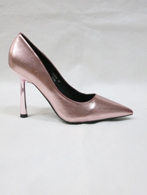 Czółenki damskie na szpilce (36-41) LE099 PINK