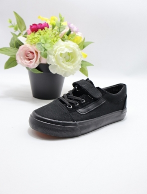 Trampki dziewczęce (31-36) XWQ807 A/BLACK