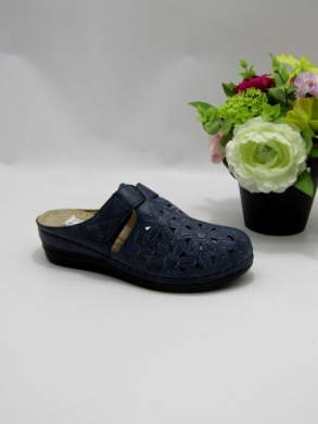 Klapki damskie na koturnie (36-41) 21208-6 NAVY