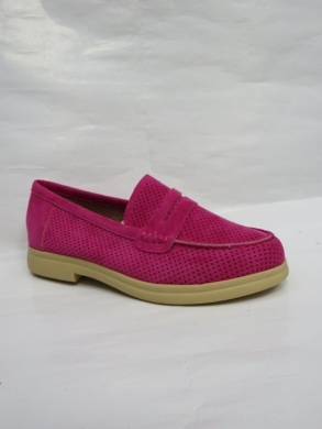 Mokasyny damskie na płaskim (36-41) AA113 FUCHSIA