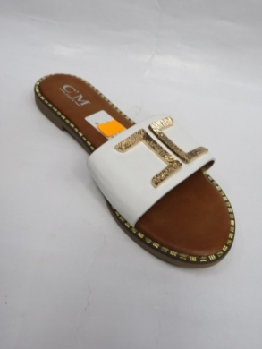 Klapki damskie na płaskim (36-41) 5125 WHITE