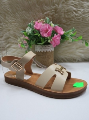 Sandały damskie na płaskim (36-41) WSA-89 BEIGE