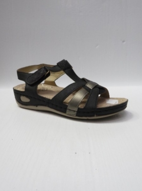 Sandały damskie na koturnie (36-41) B3202 BLACK
