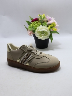 Buty sportowe damskie na płaskim (36-41) XLL-23190 BEIGE