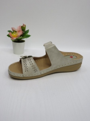 Klapki damskie na koturnie (36-41) KS8-518 BEIGE