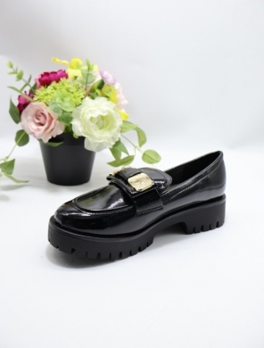 Mokasyny damskie na płaskim (36-41) 5035 BLACK
