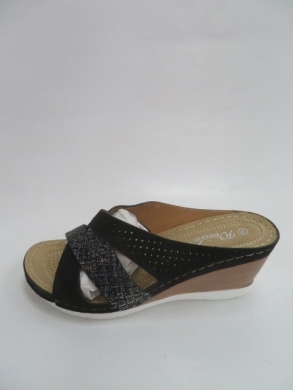 Klapki damskie na koturnie (36-41) 0-27 BLACK