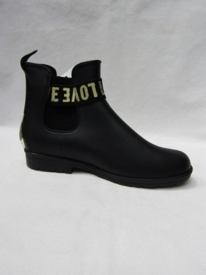 Botki damskie na płaskim (36-41) FS-06 BLACK/GON
