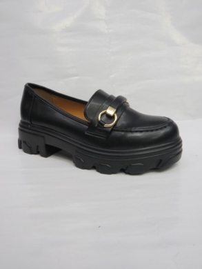 Mokasyny damskie na płaskim (36-41) H2213 BLACK