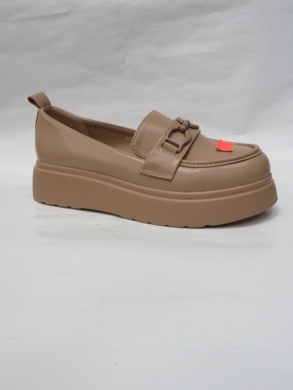 Mokasyny damskie na płaskim (36-41) 2052-11 KHAKI