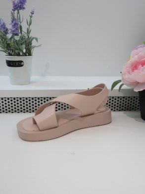 Sandały damskie na płaskim (36-41) NN130 BEIGE
