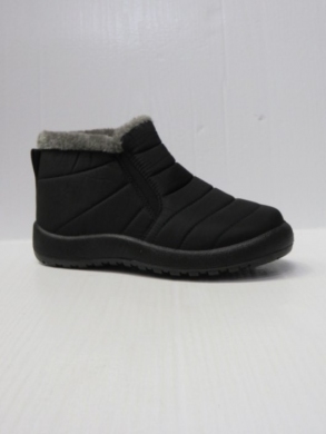 Botki damskie ocieplane na płaskim (36-41) Y7508-1 BLACK