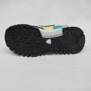 Buty sportowe damskie na płaskim (36-41) AB1784 BLACK/YELLOW