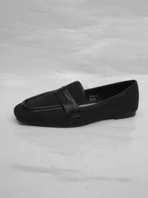 Mokasyny damskie na płaskim (36-41) T570 BLACK