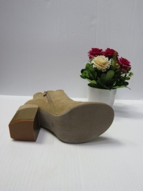 Botki damskie ocieplane na obcasie (36-41) 5701-63