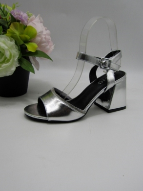 Sandały damskie na obcasie (36-41) XCM05 SILVER