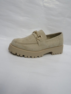 Mokasyny damskie na płaskim (36-41) DE951S BEIGE