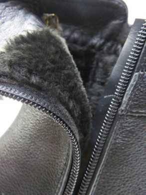 Botki damskie ocieplane na obcasie (36-41) JF-55 BLACK