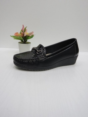 Mokasyny damskie na koturnie (36-41) CY-M101 BLACK