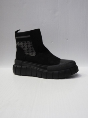 Botki damskie na płaskim (36-41) 0-235 BLACK
