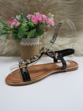 Sandały damskie na płaskim (36-41) SF-81 BLACK