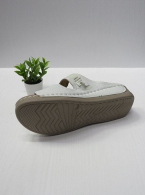 Klapki damskie na koturnie (36-42) CC2222 WHITE