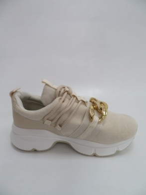 Sneakersy damskie niskie (36-41) 8836 BEIGE