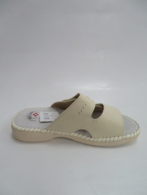 Klapki damskie na płaskim (36-41) 007 BEIGE