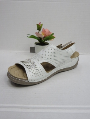 Sandały damskie na koturnie (36-41) 92072-8 WHITE