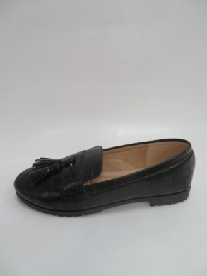 Półbuty damskie na płaskim (36-41) 2007 BLACK