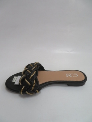 Klapki damskie na płaskim (36-41) 5050 BLACK